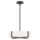 Éclairage Maxim 57945WTBK Dexter Plafonnier/ Suspension Décapotable noire