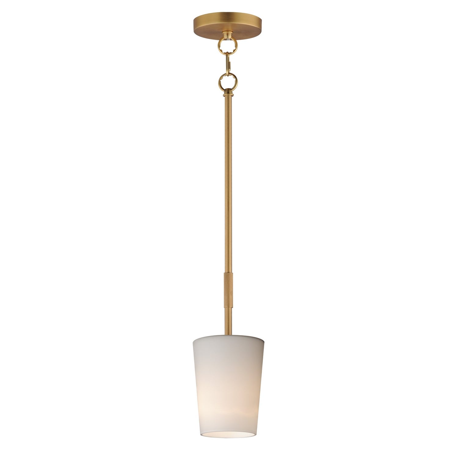 Éclairage Maxim 92691WTNAB Durham Suspension en naturel Laiton vieilli