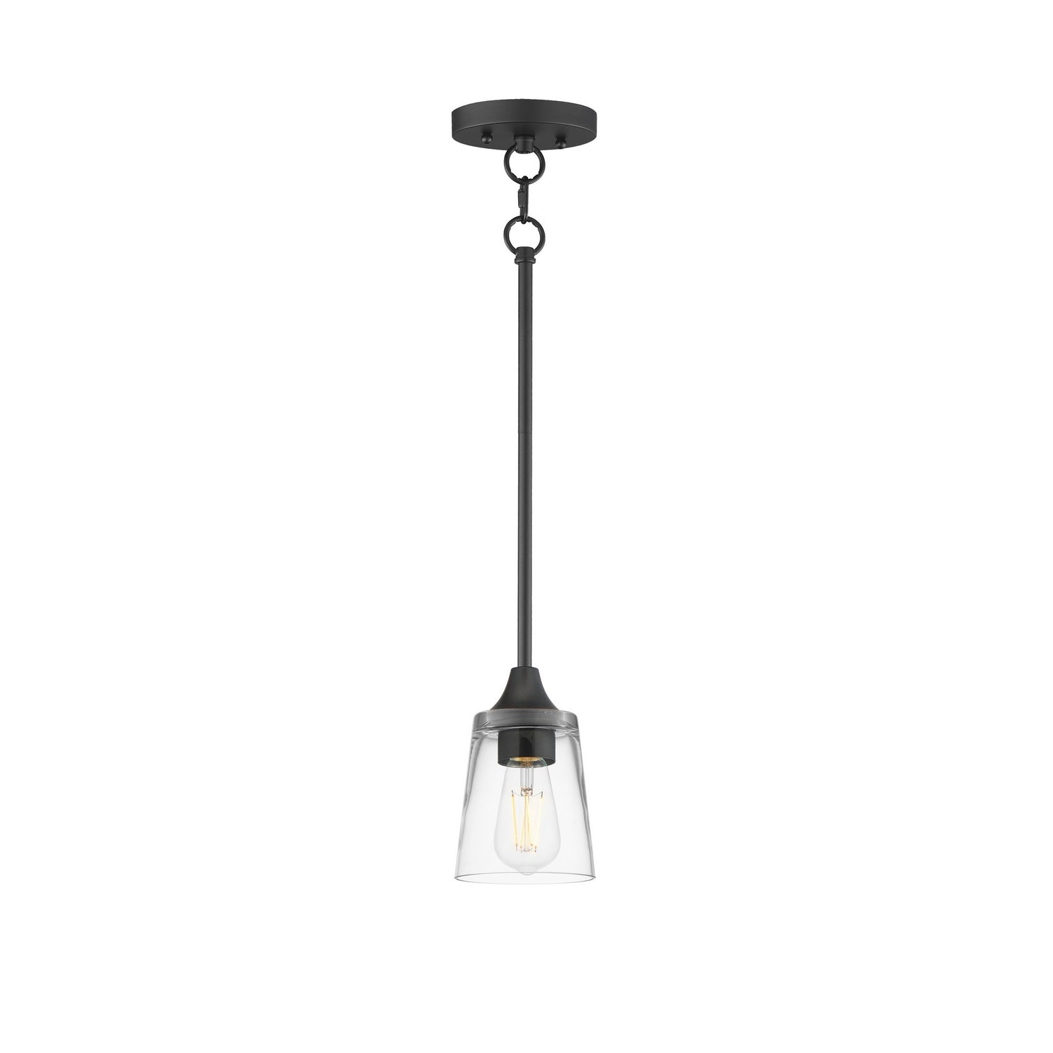 Maxim Lighting 92880CLBK Hudson Mini Suspension en noir