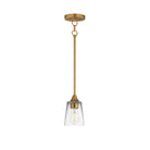 Maxim Lighting 92880CLNAB Hudson Mini Suspension en naturel Laiton vieilli