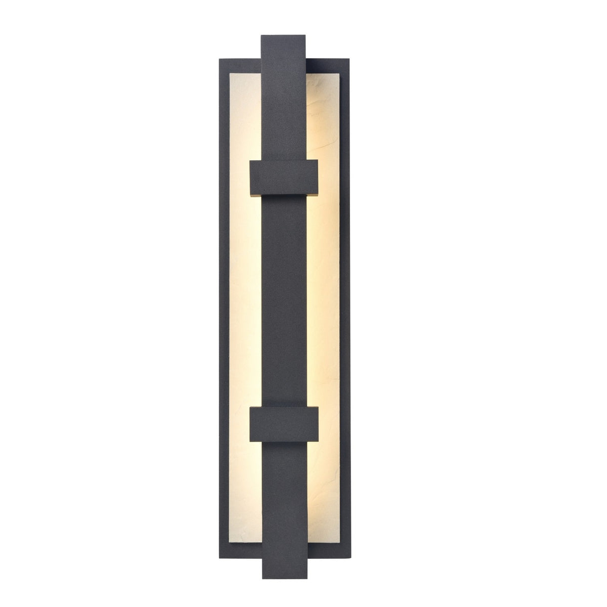 Arabela Lighting - 65000 - LED Outdoor Wall Sconce - Crossroads - Charcoal Black