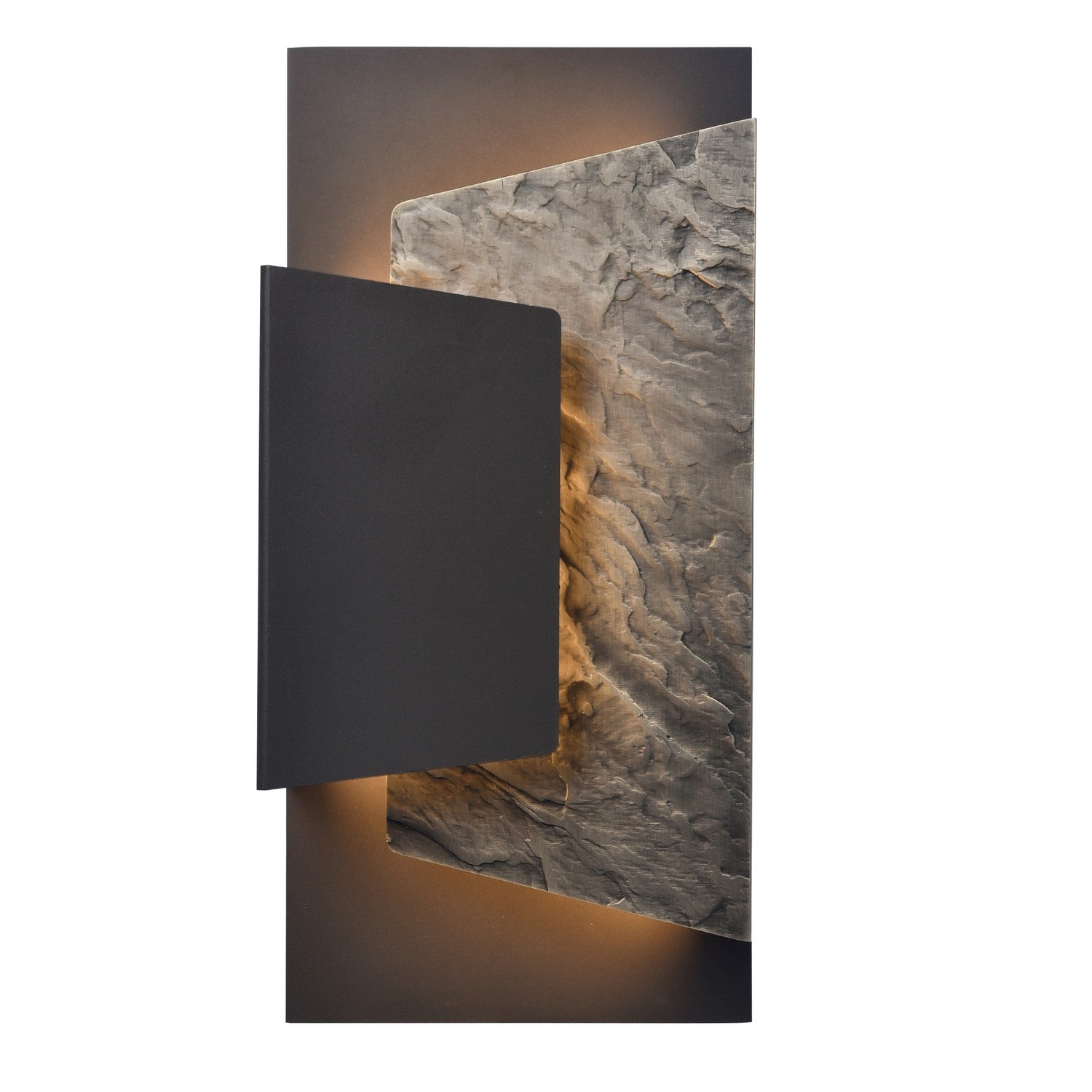 Arabela Lighting - 65030 - LED Outdoor Wall Sconce - Meld - Charcoal Black