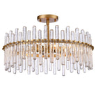Arabela Lighting - 85109-4 - Luminaire semi-lumineux à quatre lumières Plafonnier - Glaçons - Laiton satiné
