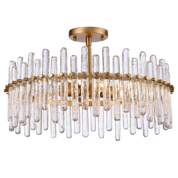 Icicles Semi Flush Mount
