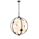 Arabela Lighting - 85270-12 - 12 Light Pendant - Concentro - Dark Bronze