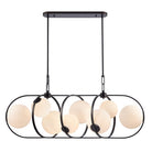 Arabela Lighting - 85273-8 - Luminaire linéaire à huit lumières Suspendu - Concentro - Bronze foncé