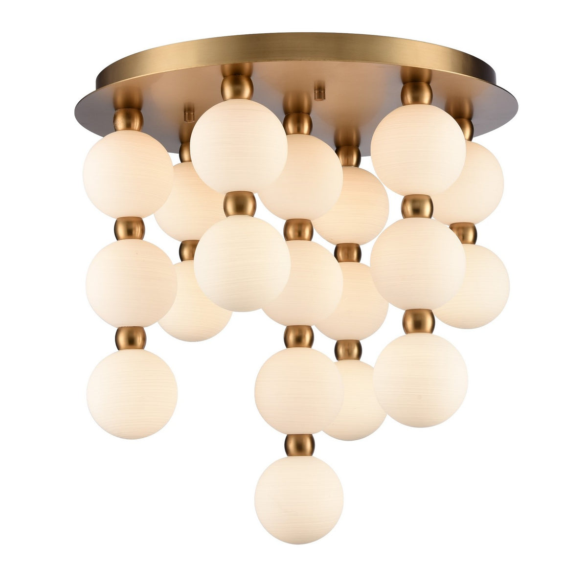 Arabela Lighting - 85281-19 - LED Semi Flush Mount - Mod - Satin Brass
