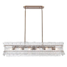Arabela Lighting - 85354-6 - Luminaire linéaire à six lampes Suspendu - Sophie - Or laqué