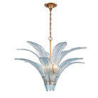 Arabela Lighting - 85391-6 - Six Light Pendant - Fiore - Antique Gold Leaf