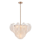 Arabela Lighting - 85410-7 - Sept lumières Suspension Château - Laiton satiné