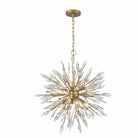 Arabela Lighting - 85421-8 - Huit lampes Suspendu - Fusion de cristaux - Or péruvien