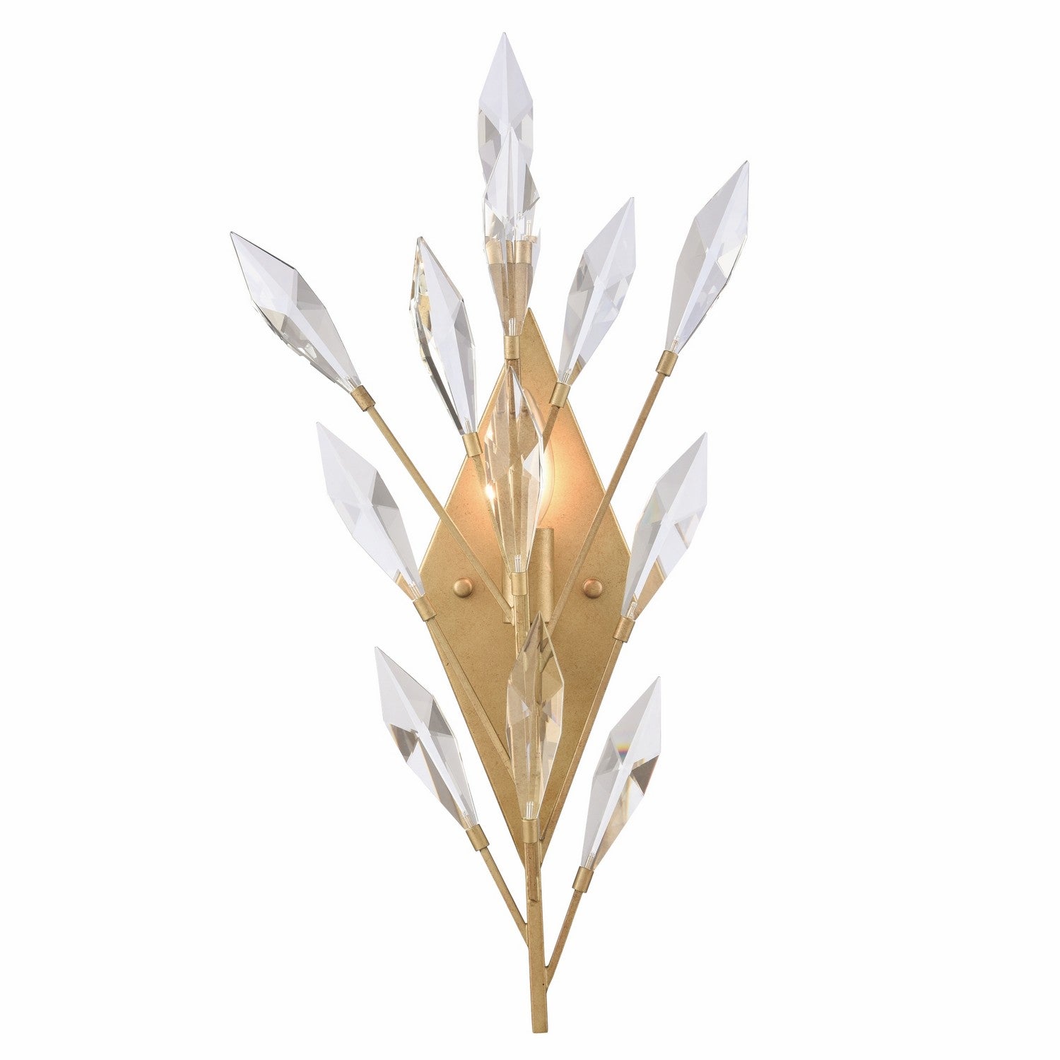 Arabela Lighting - 85423-1 - Une lampe Murale - Fusion de cristaux - Or péruvien