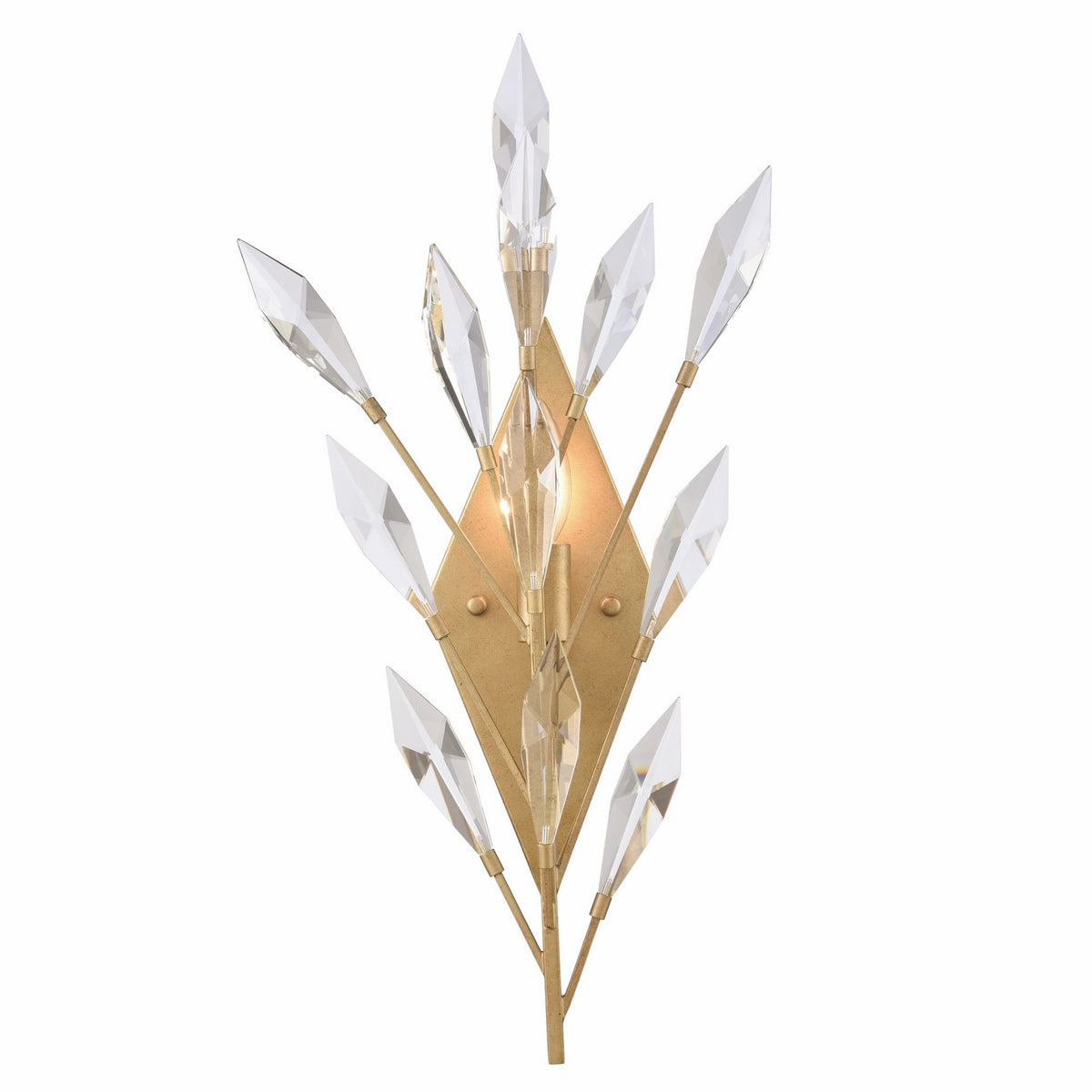 Arabela Lighting - 85423-1 - Une lampe Murale - Fusion de cristaux - Or péruvien