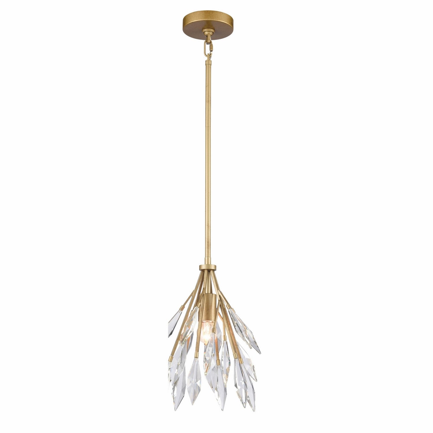 Arabela Lighting - 85424-1 - One Light Pendant - Crystal Fusion - Peruvian Gold