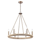 Arabela Lighting - 85431-6 - Six lampes Suspendu - Cabane - Or laqué