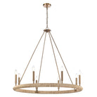 Arabela Lighting - 85432-8 - Huit lampes Suspendu - Cabane - Or laqué