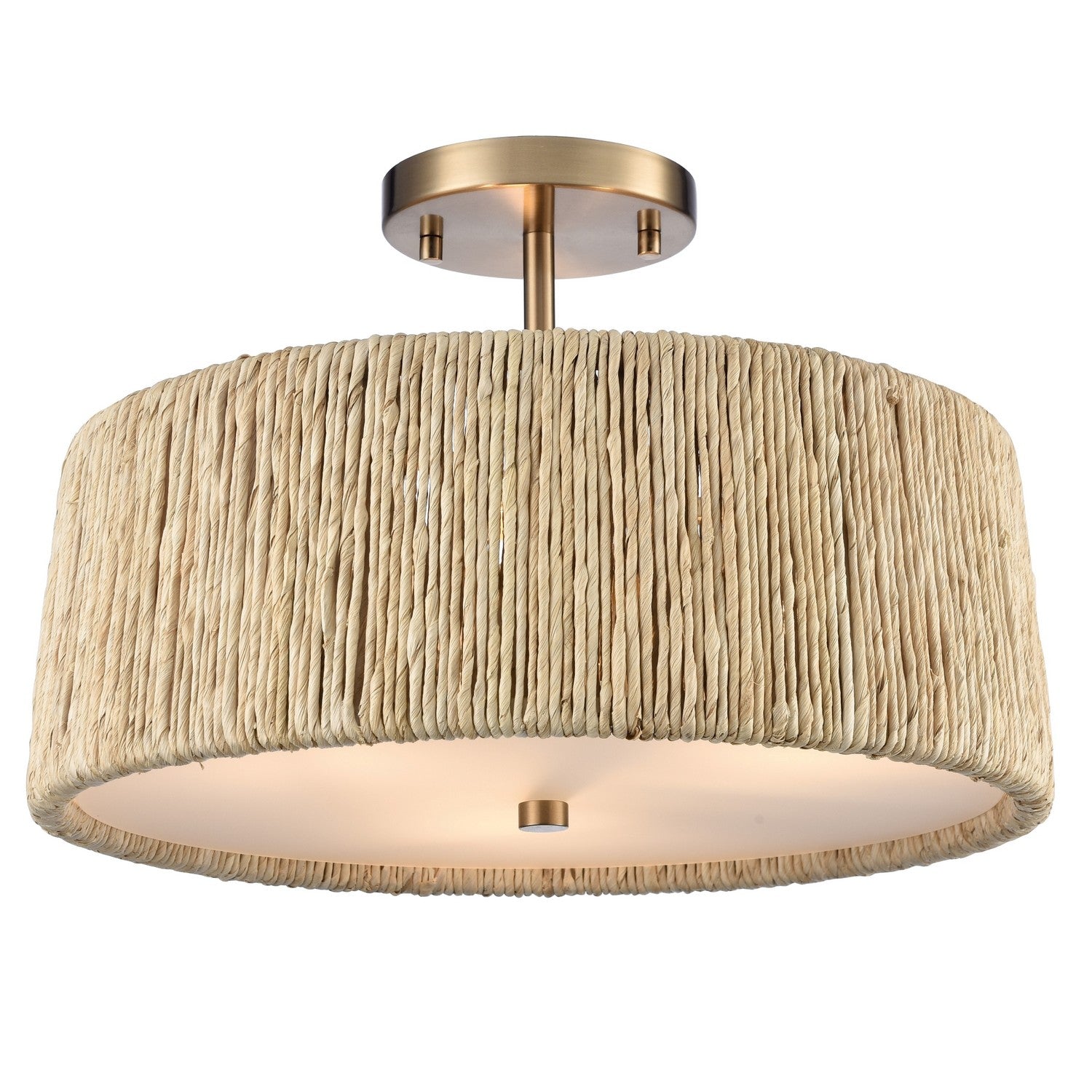 Arabela Lighting - 85437-3 - Trois lampes semi-lumineuses Plafonnier - Cabane - Or laqué