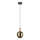 Eglo Canada - 390463A - LED Pendant - Fruitera - Black, Brushed Gold