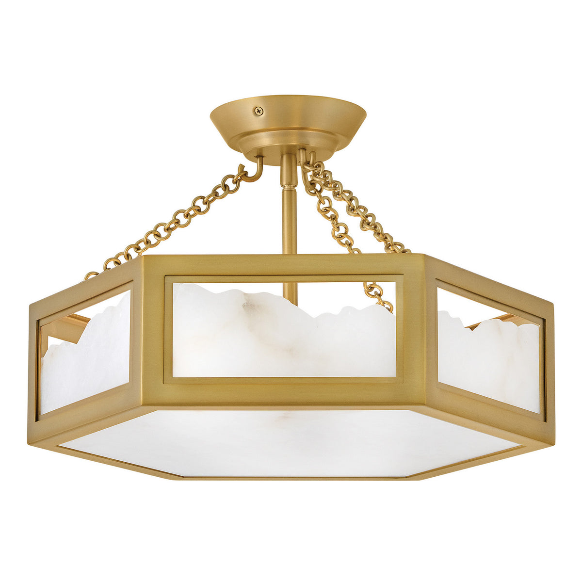 Fredrick Ramond Canada - FR41533LCB - LED Semi Flush Mount - Veleta - Lacquered Brass