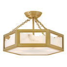 Fredrick Ramond Canada - FR41533LCB - LED Semi Flush Mount - Veleta - Lacquered Brass