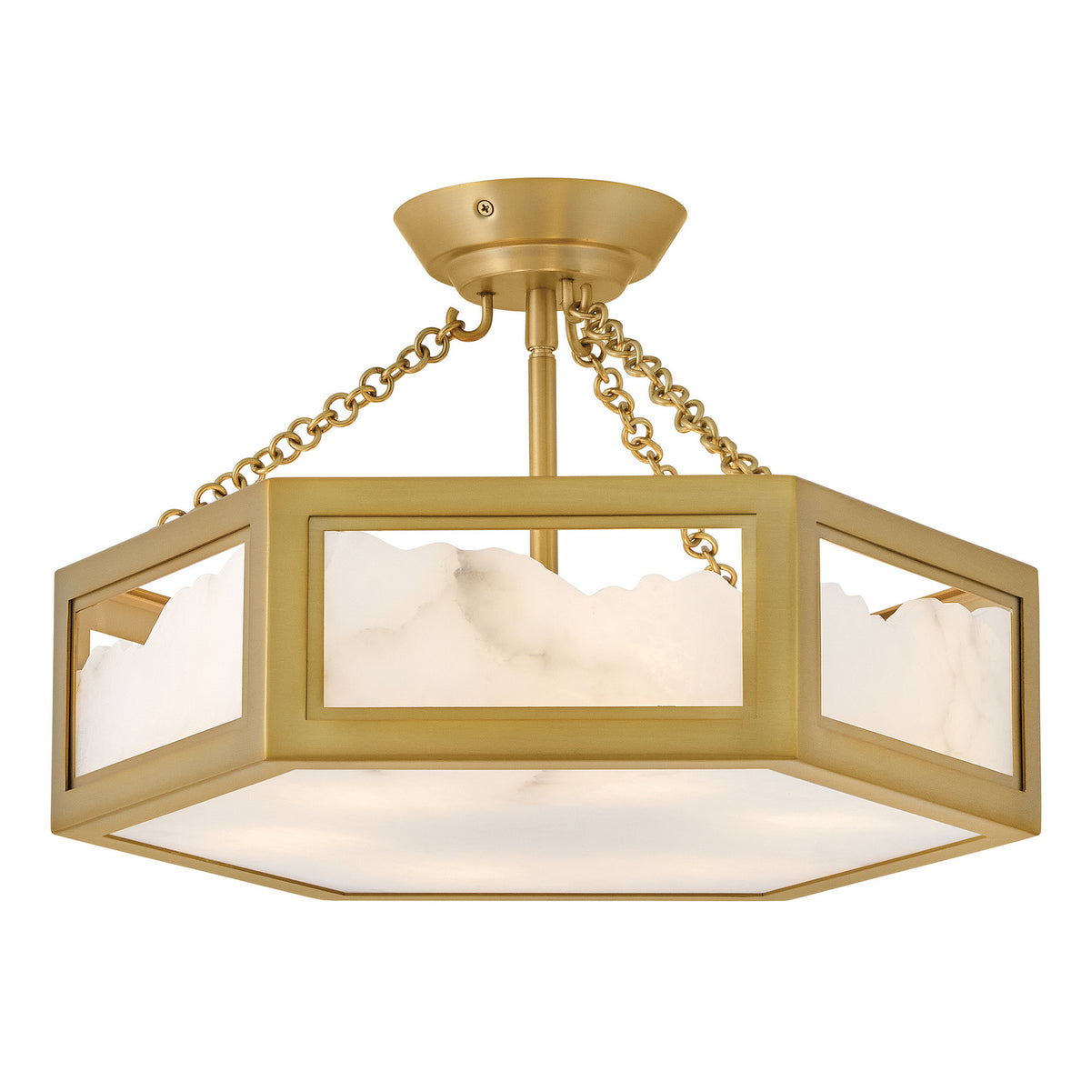 Fredrick Ramond Canada - FR41533LCB - LED Semi Flush Mount - Veleta - Lacquered Brass