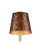 Currey and Company 0900-0070 Castagno Tapered Chandelier Shade in Gold/Red