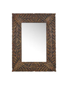 Currey and Company 1000-0172 Schwarzwald Mirror in Weathered Brown