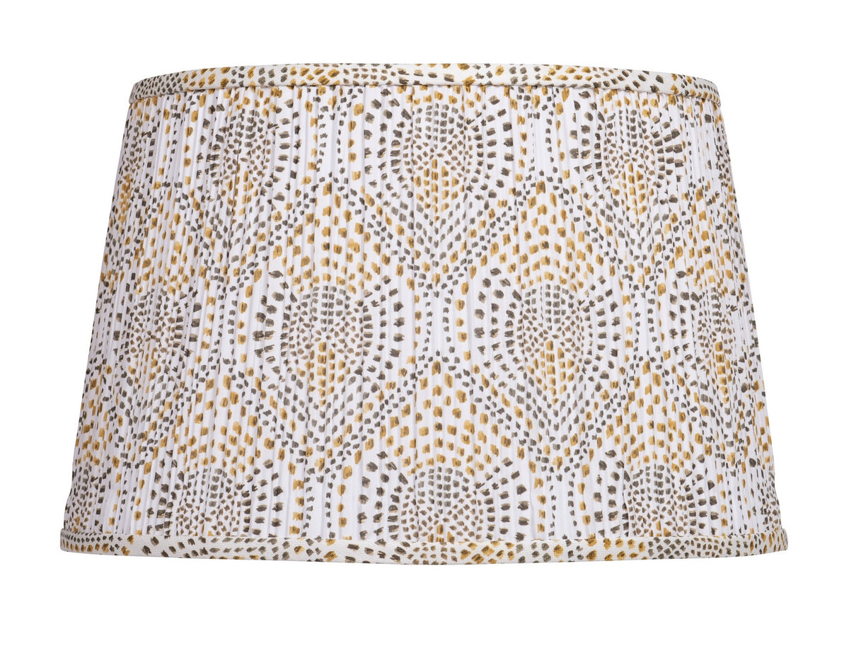 Currey and Company 0900-6019 Abat-jour Lenore en or/marron/ivoire