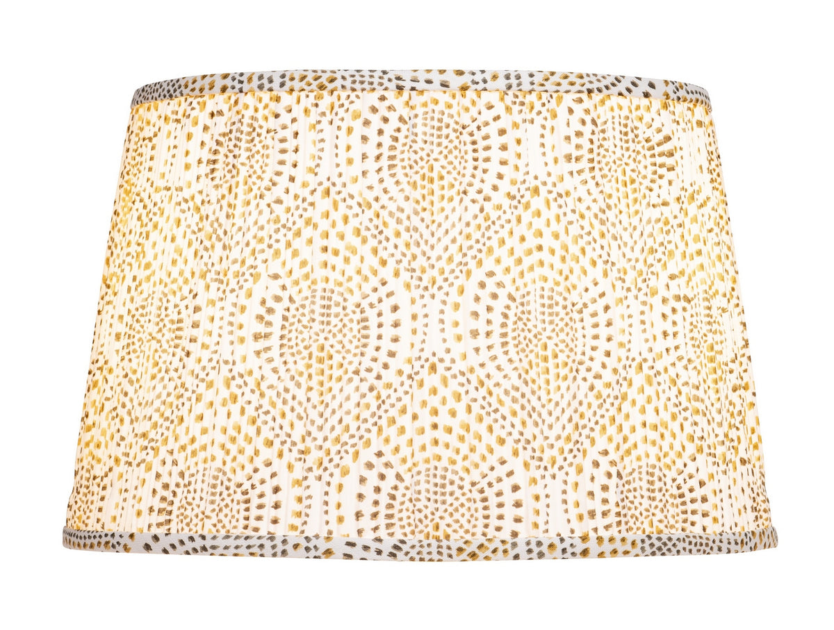 Currey and Company 0900-6019 Abat-jour Lenore en or/marron/ivoire