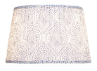 Currey and Company 0900-6020 Abat-jour Lenore en bleu/ivoire