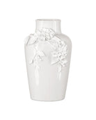 Currey and Company 1200-0985 Flower Maria Vase in White