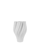 Vase à volutes Currey and Company 1200-1004 en blanc