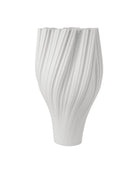 Vase à volutes Currey and Company 1200-1005 en blanc