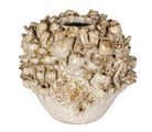 Vase Tidal Currey and Company 1200-1052 en blanc laiteux