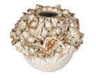 Vase Tidal Currey and Company 1200-1053 en blanc laiteux
