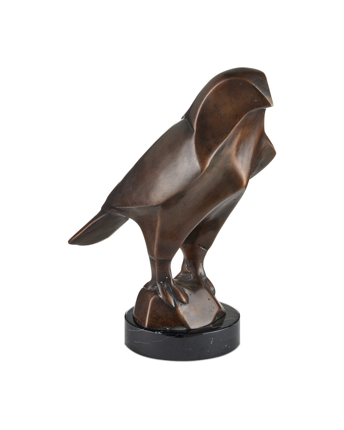 Currey and Company 1200-1058 Oiseau Horus en brun foncé