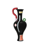 Vase fauviste Currey and Company 1200-1093, coloris noir/vert/rouge/jaune/orange