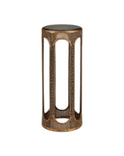 Table d'appoint Capella 4000-0251 de Currey and Company, coloris bronze café/fumé