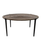 Table basse Unity de Currey and Company (réf. 4000-0257), finition bronze antique/bronze foncé