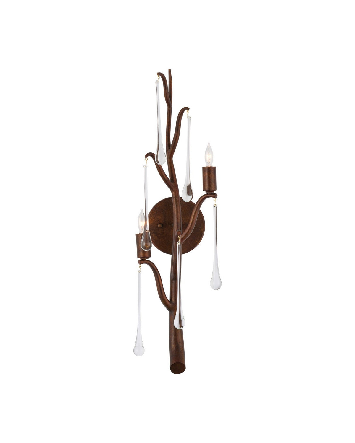 Currey and Company 5000-0292 Morning Grove Murale en or/transparent du Rhin