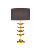 Currey et Compagnie 6000-1056 Éveil Lampe de table en feuille d'or