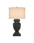 Balustrade Currey and Company 6000-1061 Lampe de table en noir clair vieilli