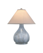 Currey and Company 6000-1074 Malin Lampe de table en gris/bleu