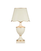 Carnet de voyage sans fil Currey and Company 6700-0017 Lampe de table En ivoire/or