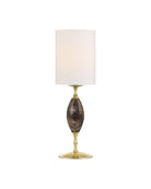 Currey and Company 6700-0020 Marche sans fil Lampe de table en brun/laiton