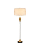 Lampadaire Currey and Company 8000-0176 Haines en bronze/laiton vieilli