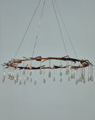 Currey and Company 9000-1333 Morning Grove Chandelier in Rhine Gold/Clear