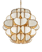 Currey et Compagnie 9000-1339 Galatée Suspendu en naturel/laiton