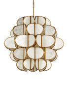 Currey et Compagnie 9000-1339 Galatée Suspendu en naturel/laiton