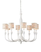 Currey et Compagnie 9000-1340 Ludwig Suspendu en blanc de gesso